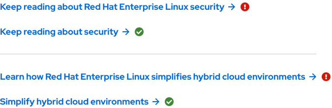 Image of comparing very long and shortened text labels